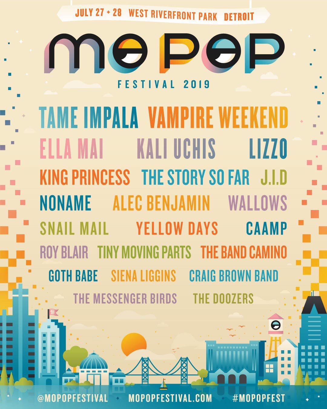 Mo Pop Festival reveals 2019 lineup: Tame Impala, Vampire Weekend