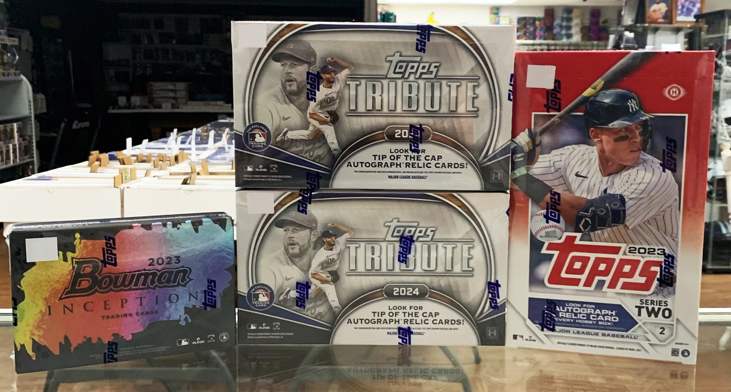The newest Topps Tribute & Finest Baseball Hobby boxes are in, get 