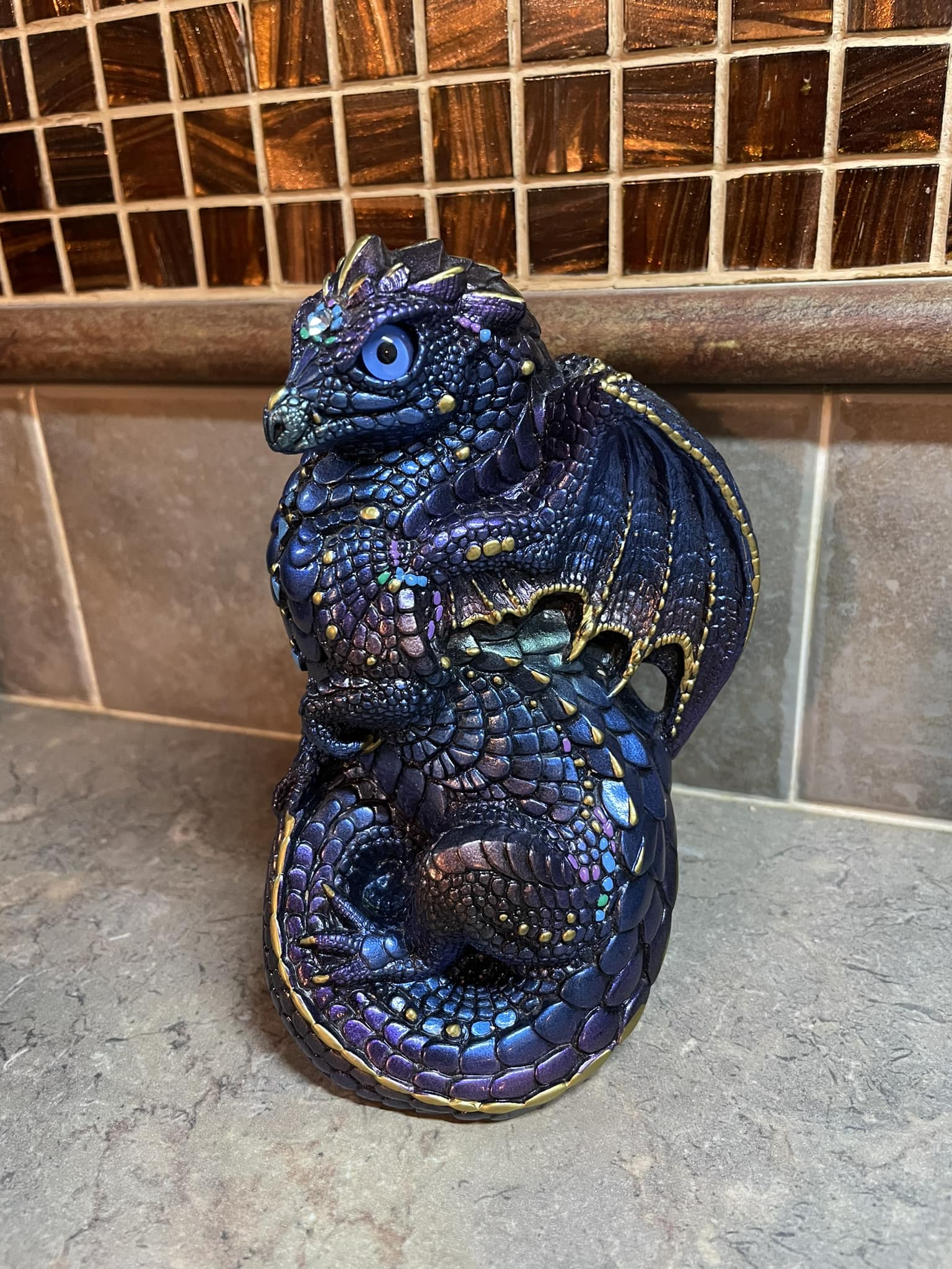 Vintage 1995 Windstone dragon figurine