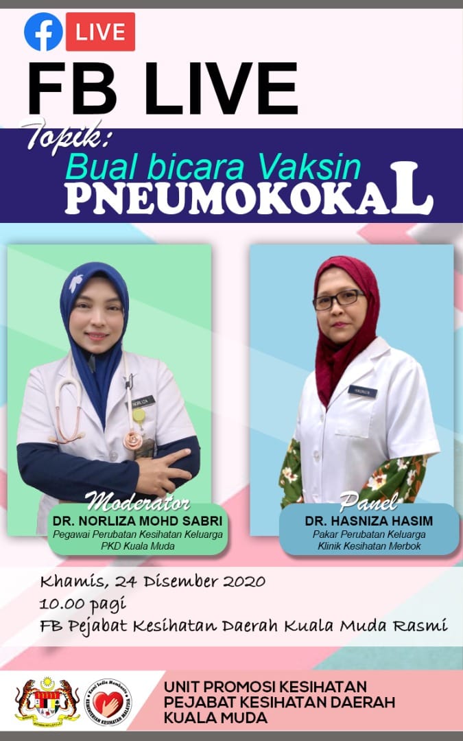 Pejabat Kesihatan Daerah Kuala Muda Rasmi Assalam Dan Selamat Pagi Jangan Lupa Pakat2 Like And Share Dlm Live Fb Pkd Km Rasmi Pukul 10 Pagi Harini Jom Tonton Facebook