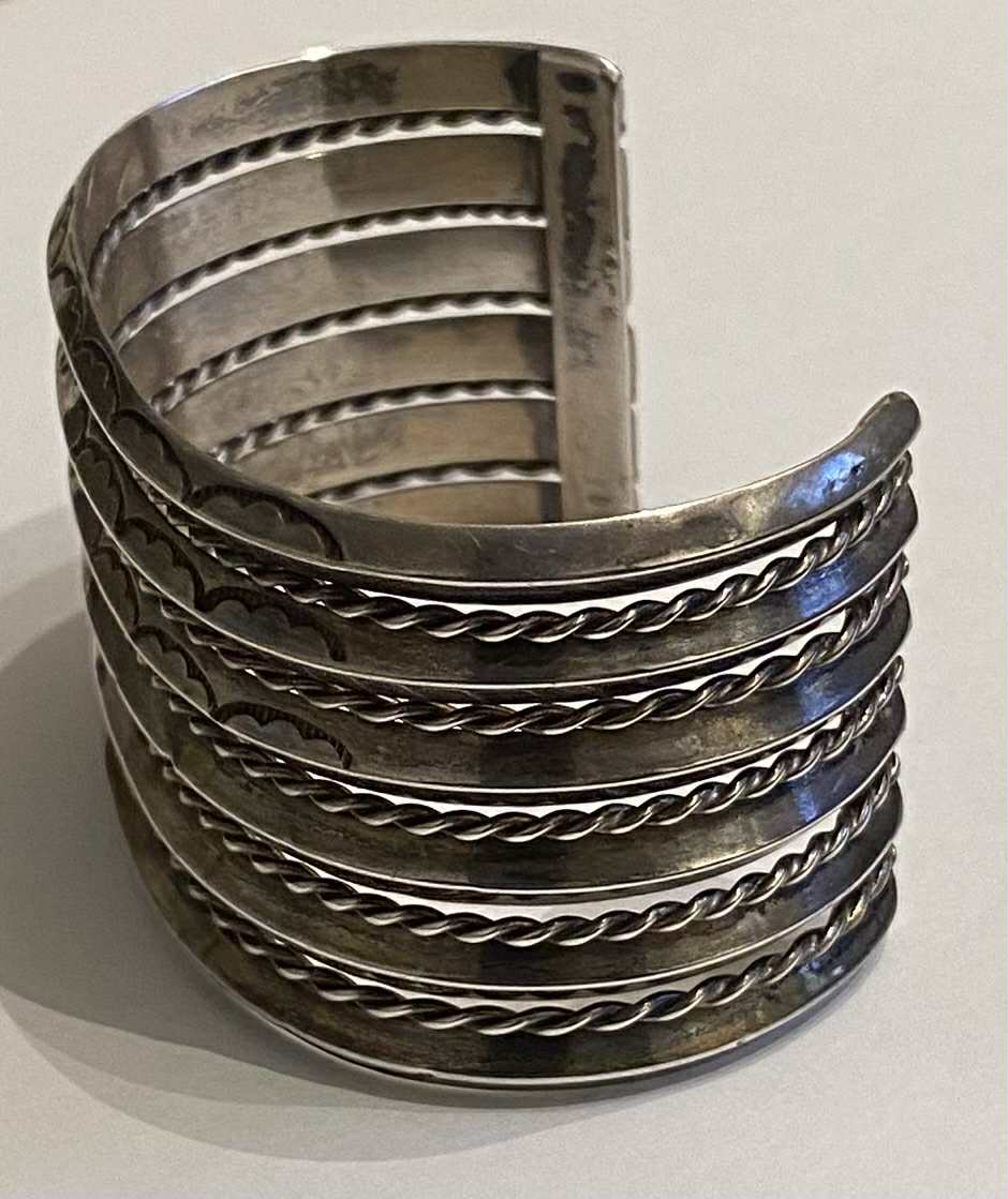 How to identify sterling silver in unstamped Native Navajo jewelry