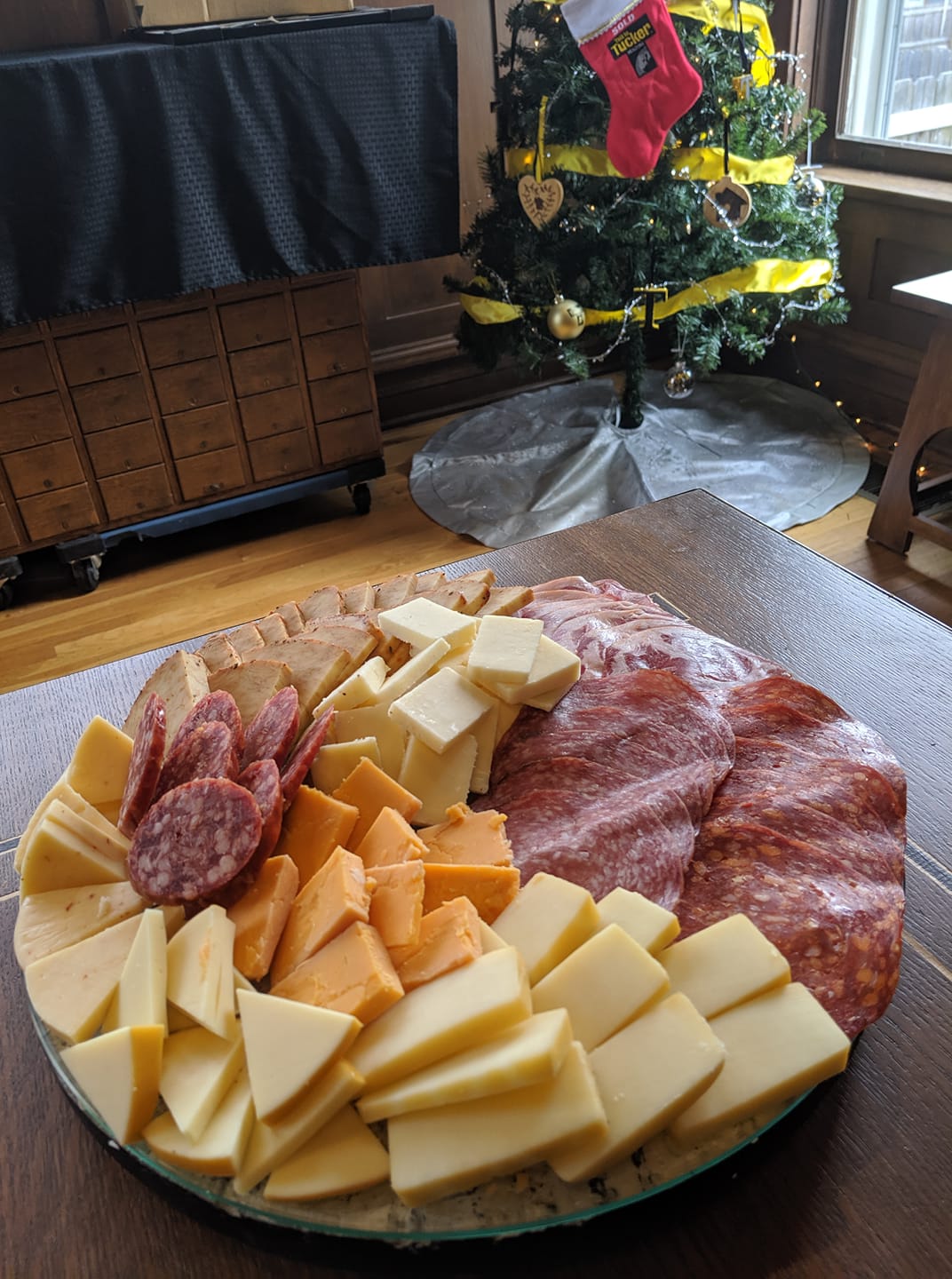 Aldi's fresh mozzarella logs with pepperoni, prosciutto, and salami