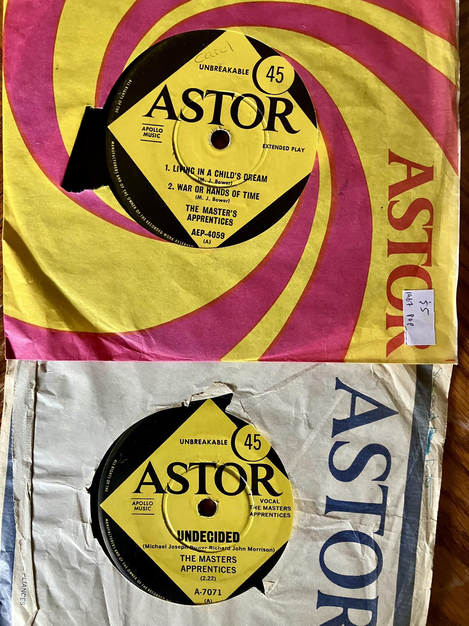 Australian rock bands 1960s and 1970s | Picked these up at Footscray ...