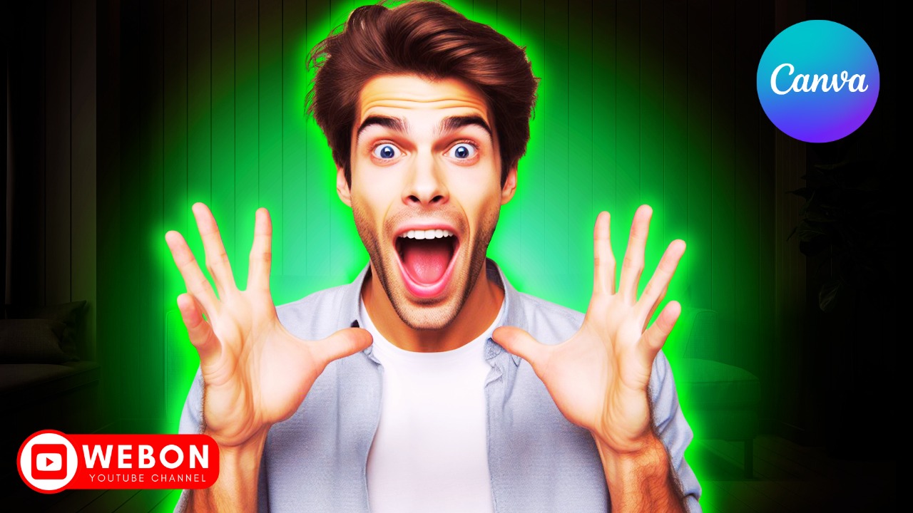 Canva Tutorials and Design Tribe For All | Glow Effect for Thumbnails ...