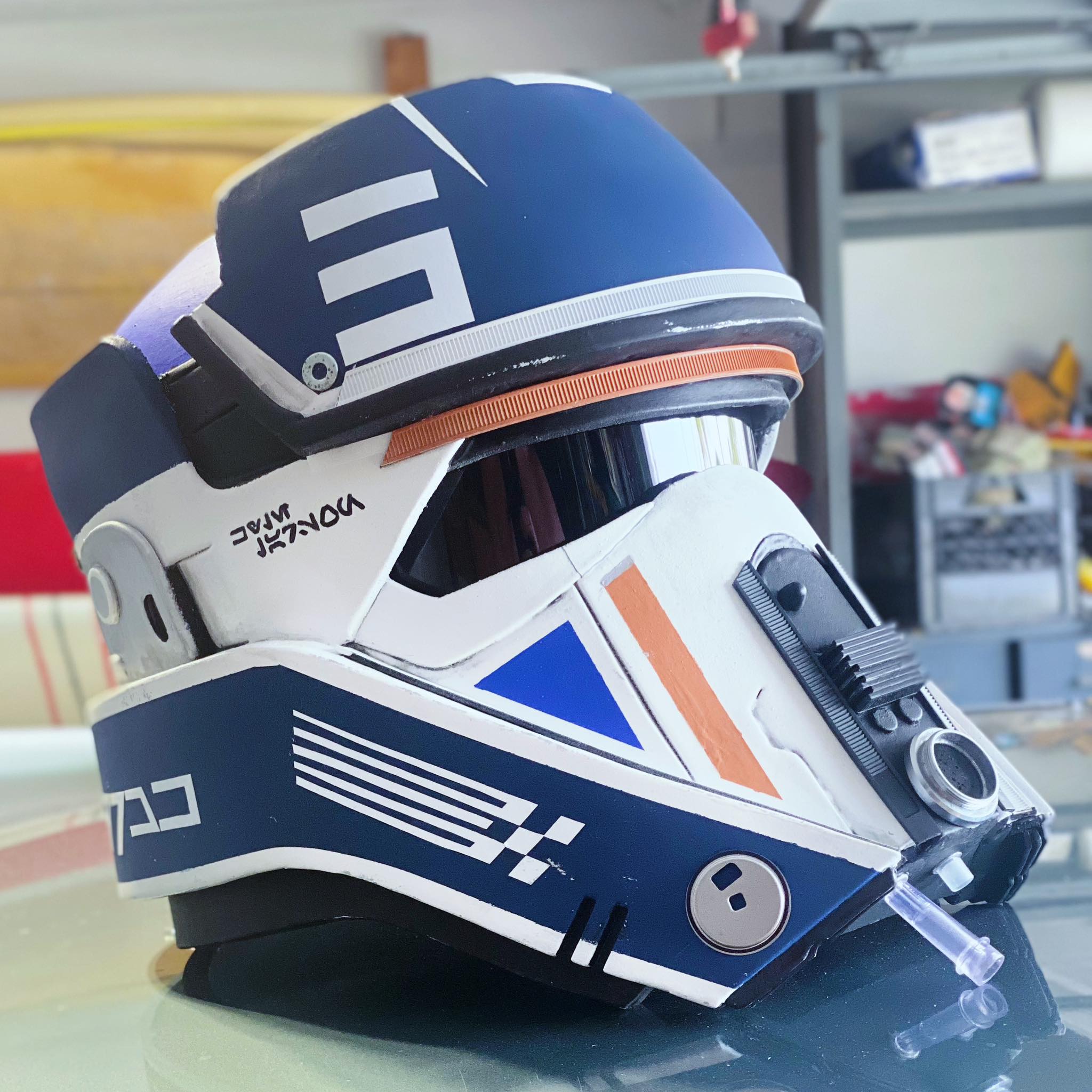 custom star wars motorcycle helmets for sale Starkiller Helmet  Prop Replica  Halloween Collection Gray Level up your Star Wars cosplay with the Xcoser Starkiller Helmet You only have 2 days