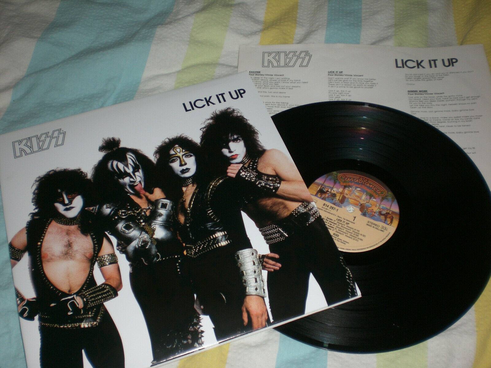 KISS LICK IT UP VINYL ALBUM LP 12