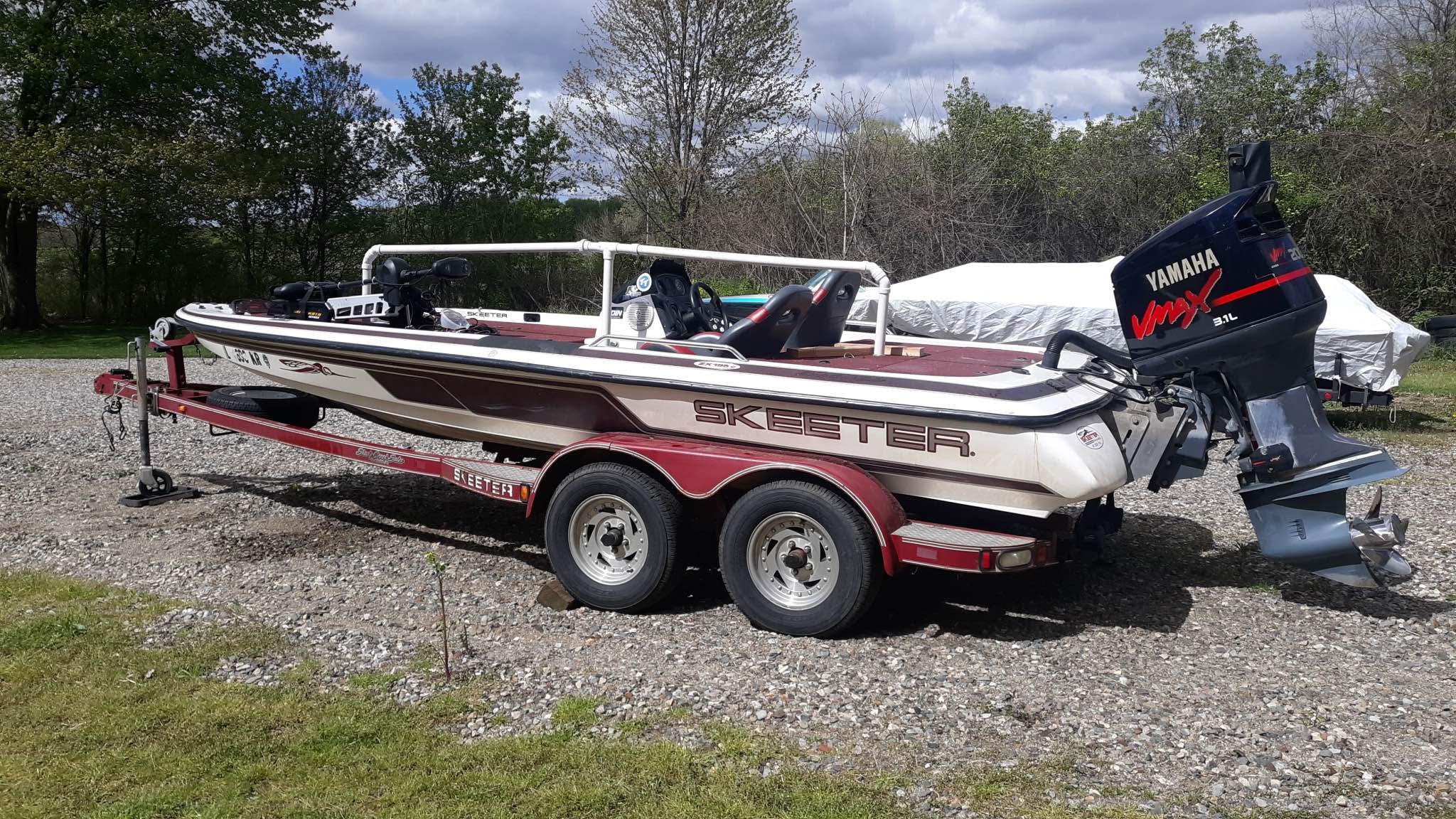 1999 Skeeter ZX185C bass boat for sale