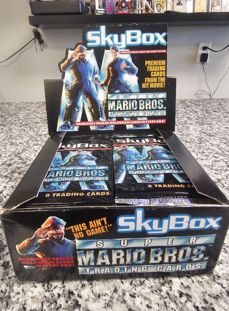 Super Mario Bros trading cards from 1993