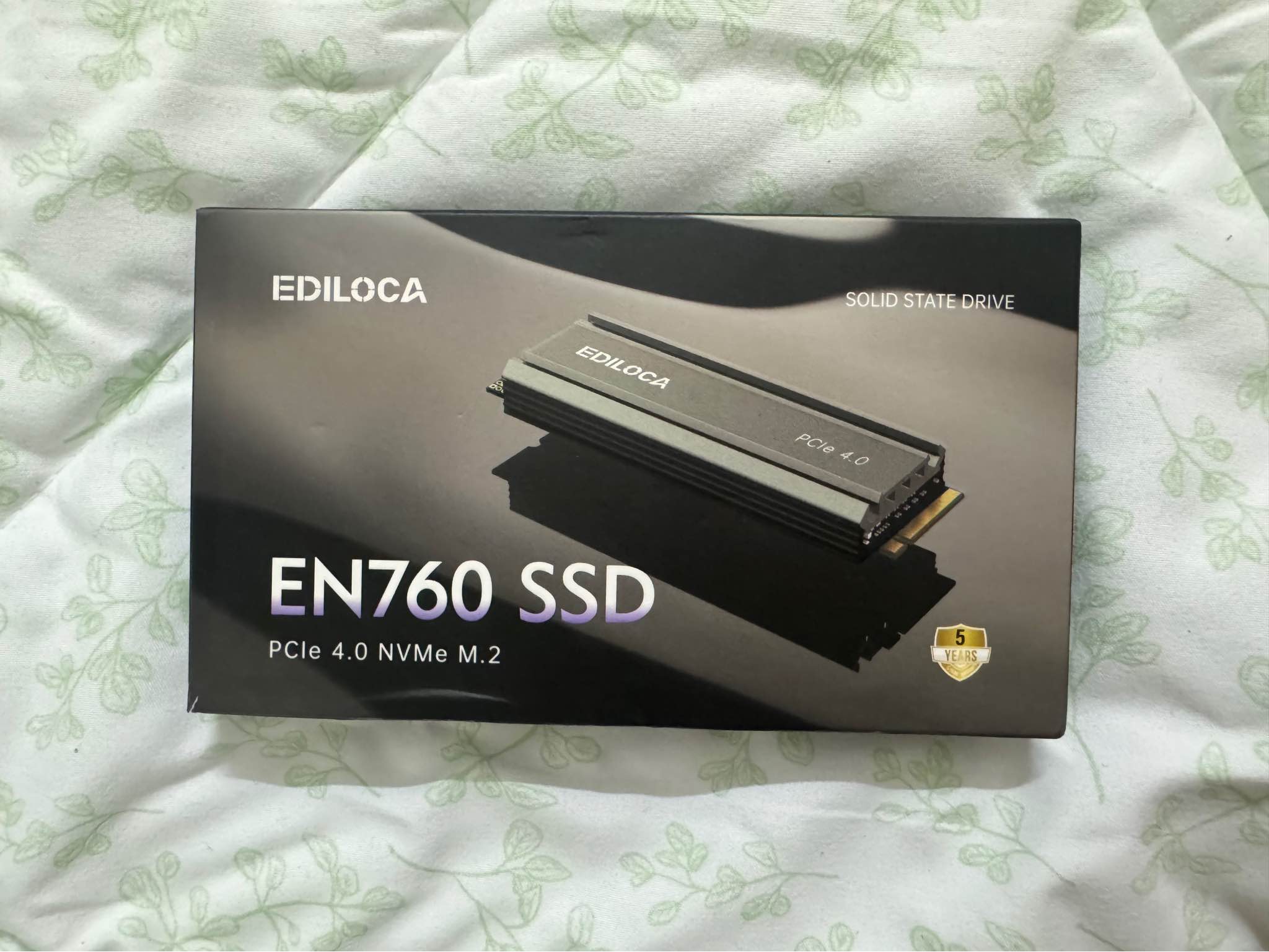 EDILOCA EN760 2TB PCIe 4.0 NVME M.2 SSD Compatible PS5 Speed R/W 