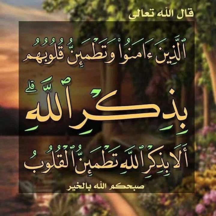أَلَا بِذِكْرِ اللَّهِ تَطْمَئِنُّ الْقُلُوبُ 🫀😌 | Facebook