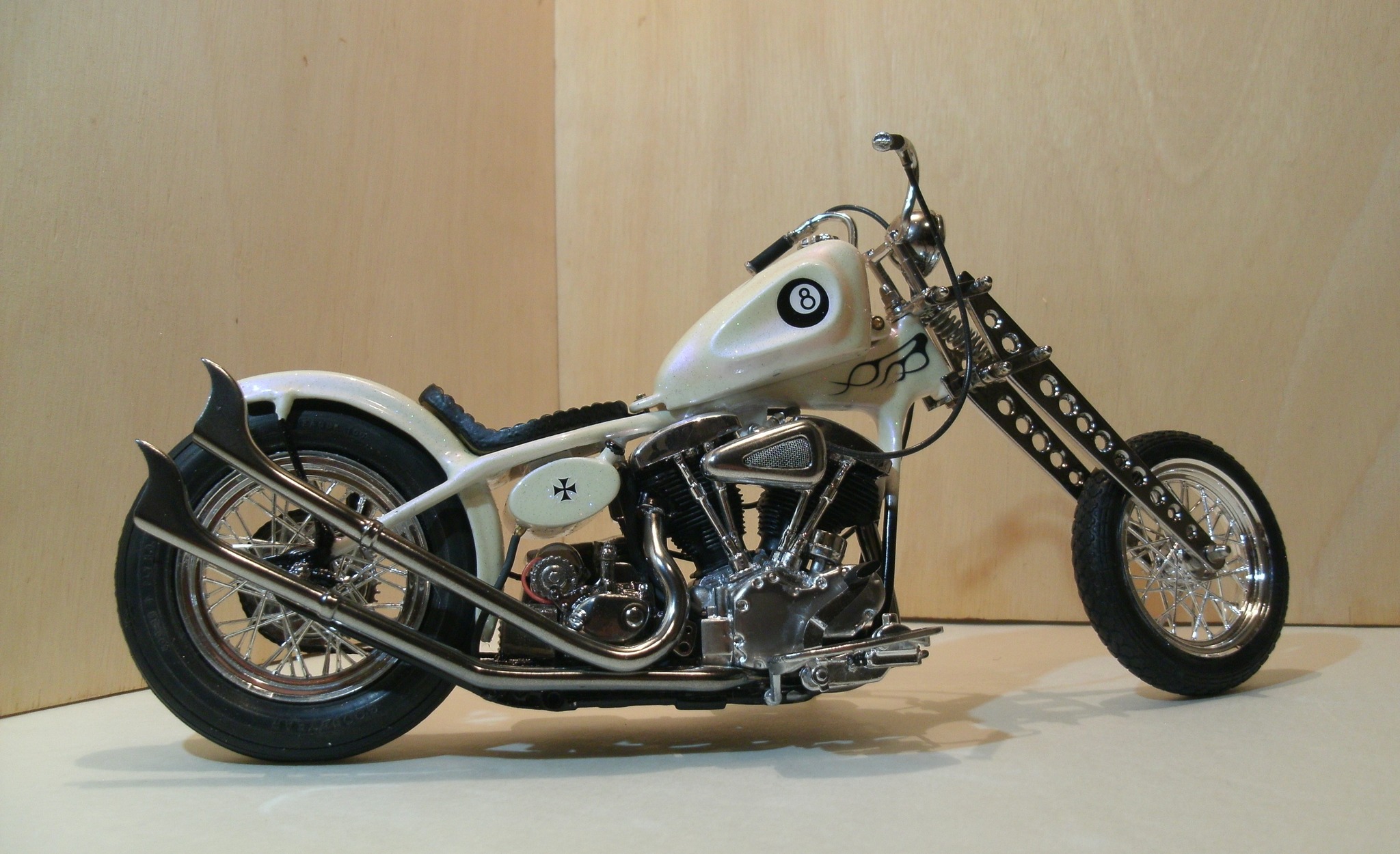 Customized 1991 Revell 1/8 scale police bike model