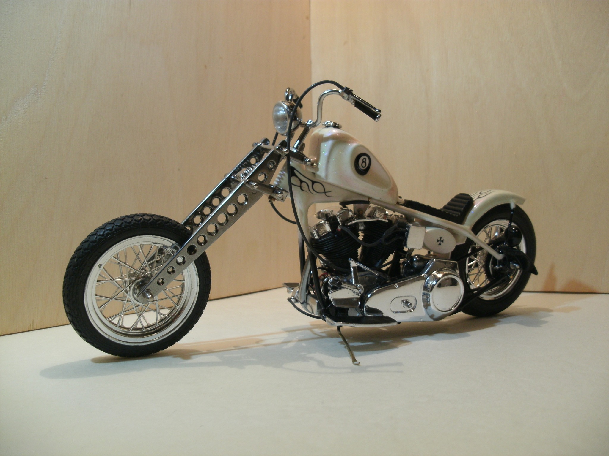 Customized 1991 Revell 1/8 scale police bike model