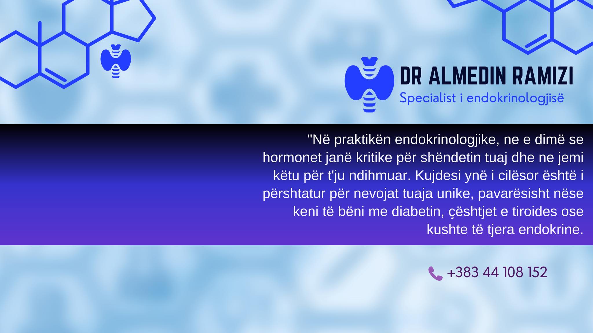 Dr Almedin Ramizi - Endokrinolog | Fushë Kosovë
