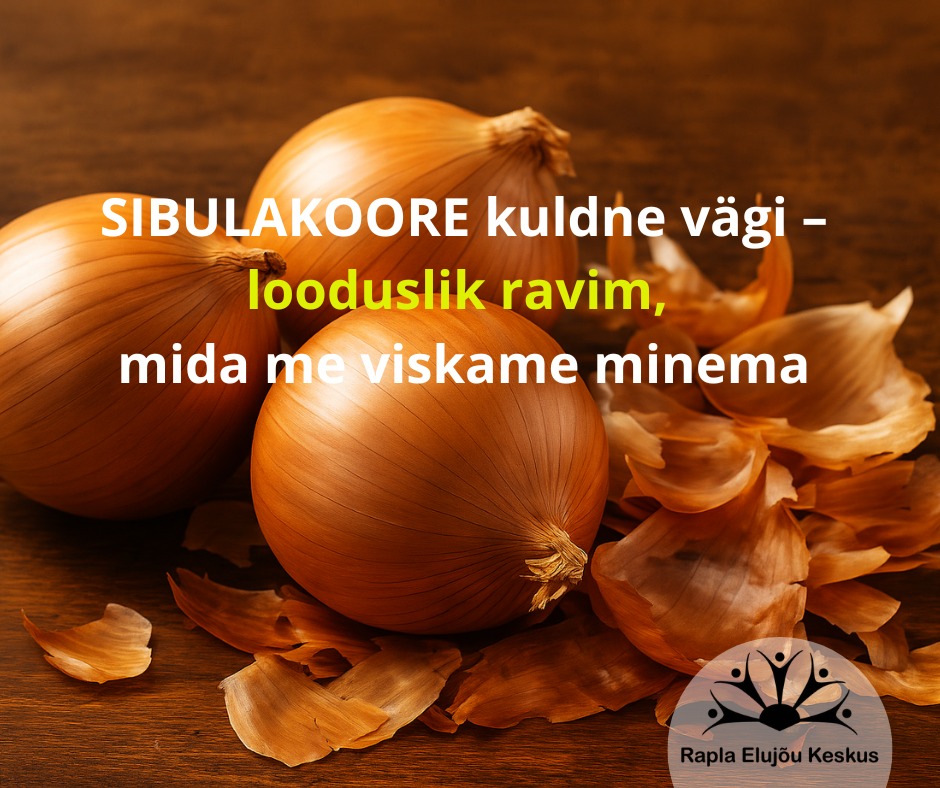 Piia - SIBULAKOORE KULDNE VÄGI - LOODUSLIK RAVIM, MIDA ME VISKAME ...