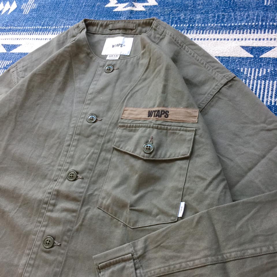 WTAPS SCOUT LS SHIRT. COTTON. TWILL