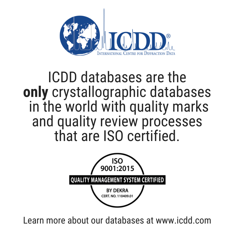 The International Centre for Diffraction Data (ICDD) - ICDD ...
