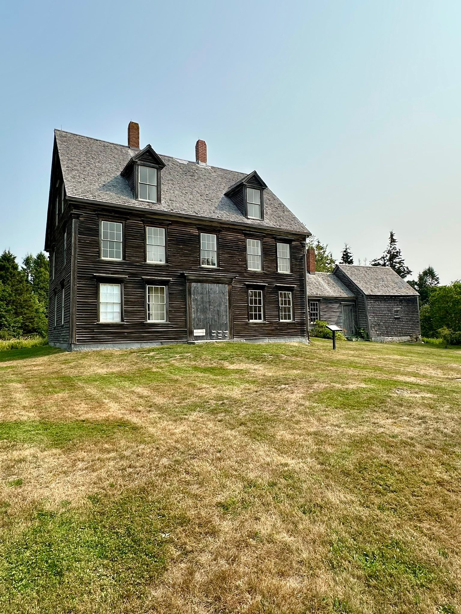 The field across from the Olson House, made famous by Andrew Wyeth