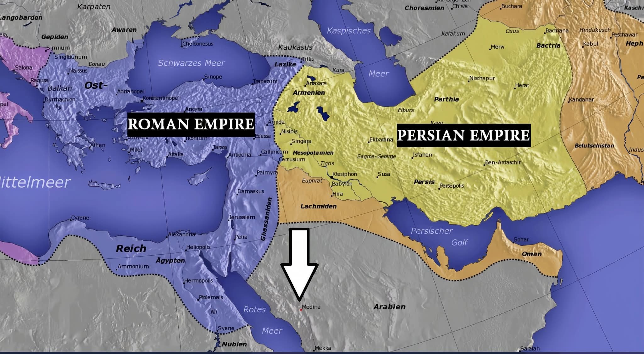 M Waqas - Look carefully, this small red dot is the state of Medina ...