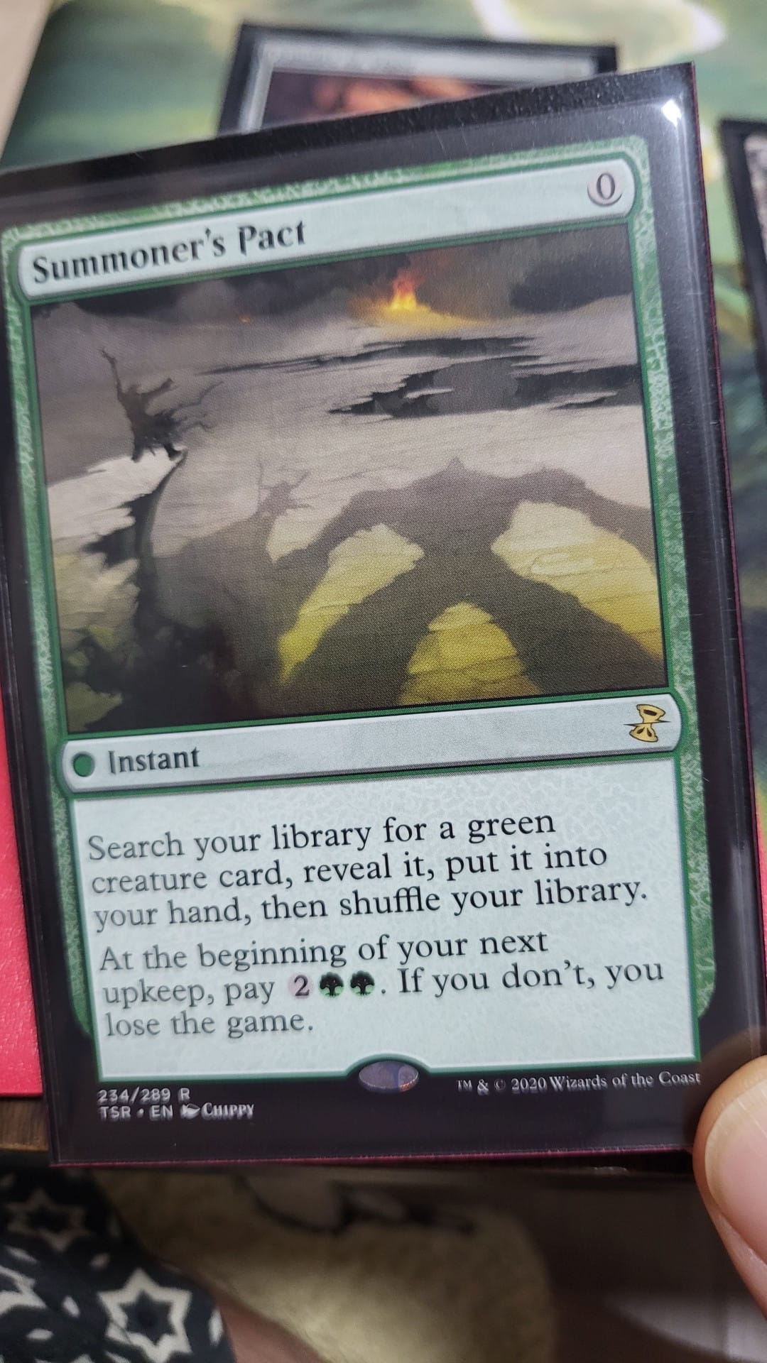 Summoner's Pact green creature tutor in Magic: the Gathering