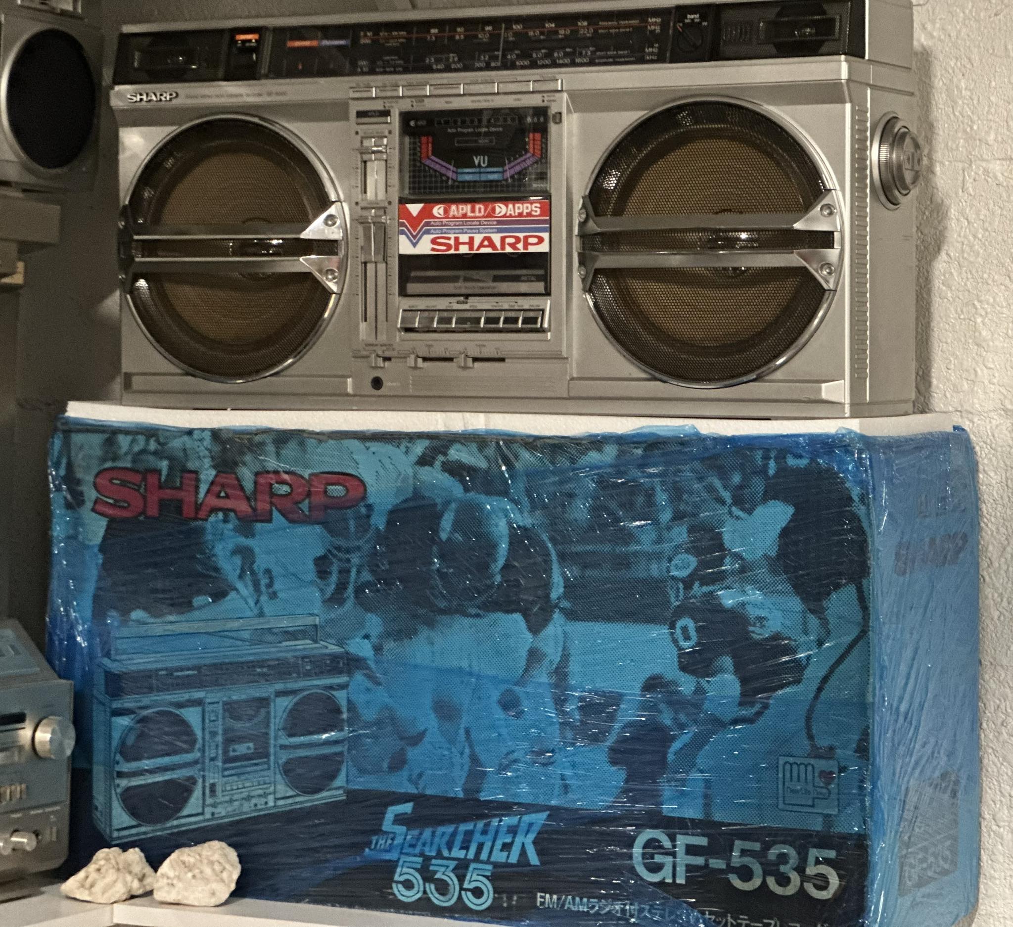 SHARP GF-535 THE SEARCHER-XL 大型ラジカセ シャープ レアSHARP
