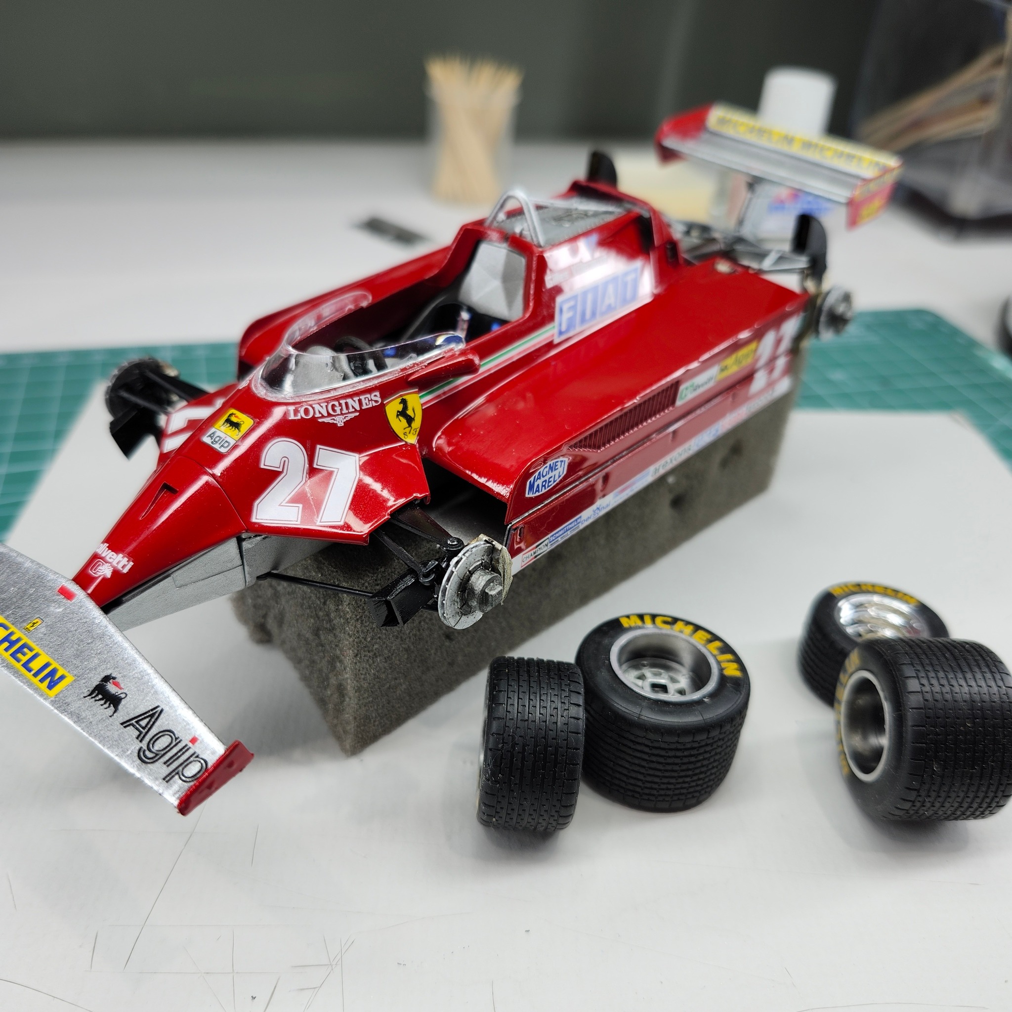 junri ページ　SCO-126/CK Ferrari 126 ck model completion