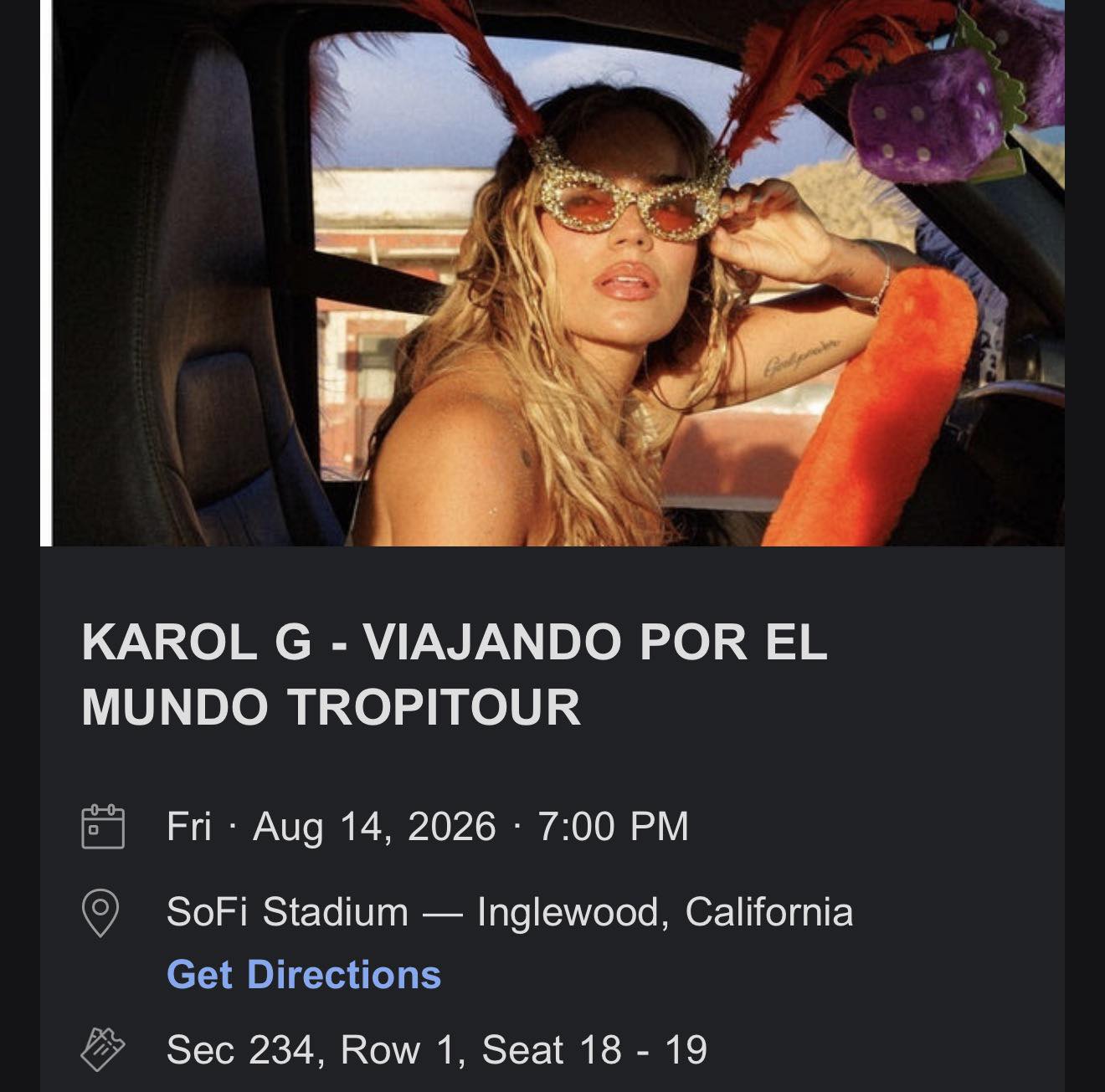 KAROL G ? Viajando Por El Mundo Tropitour, NEW DATE added, Artist 