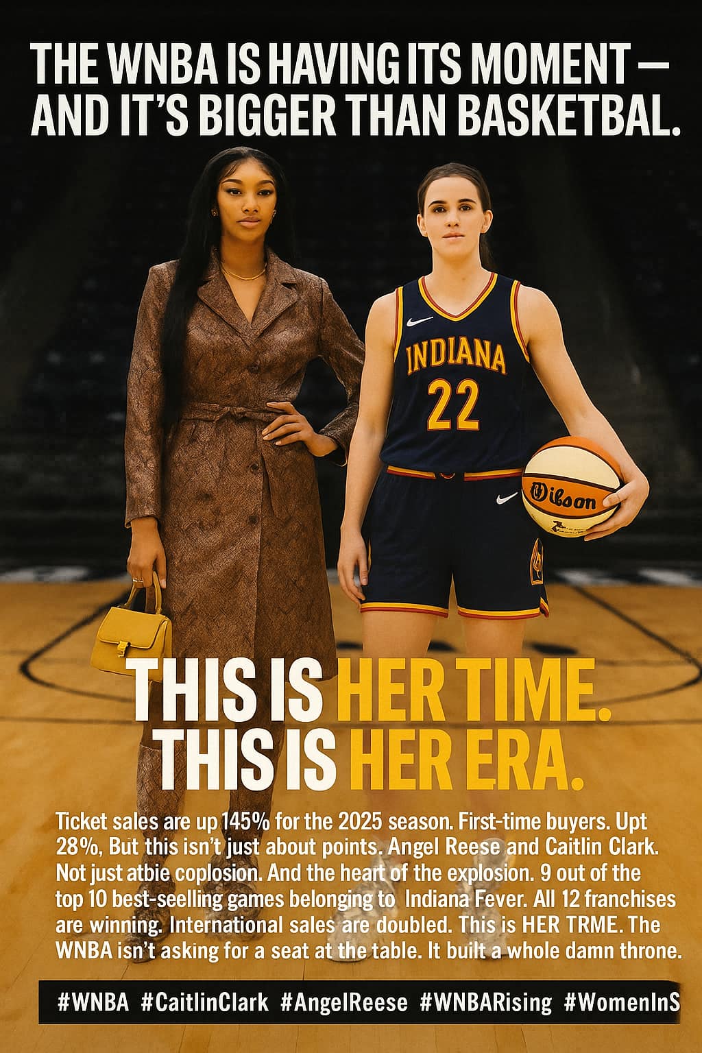 Steven - THE WNBA HAS OFFICIALLY ARRIVED. This isn’t a trend. This is a ...