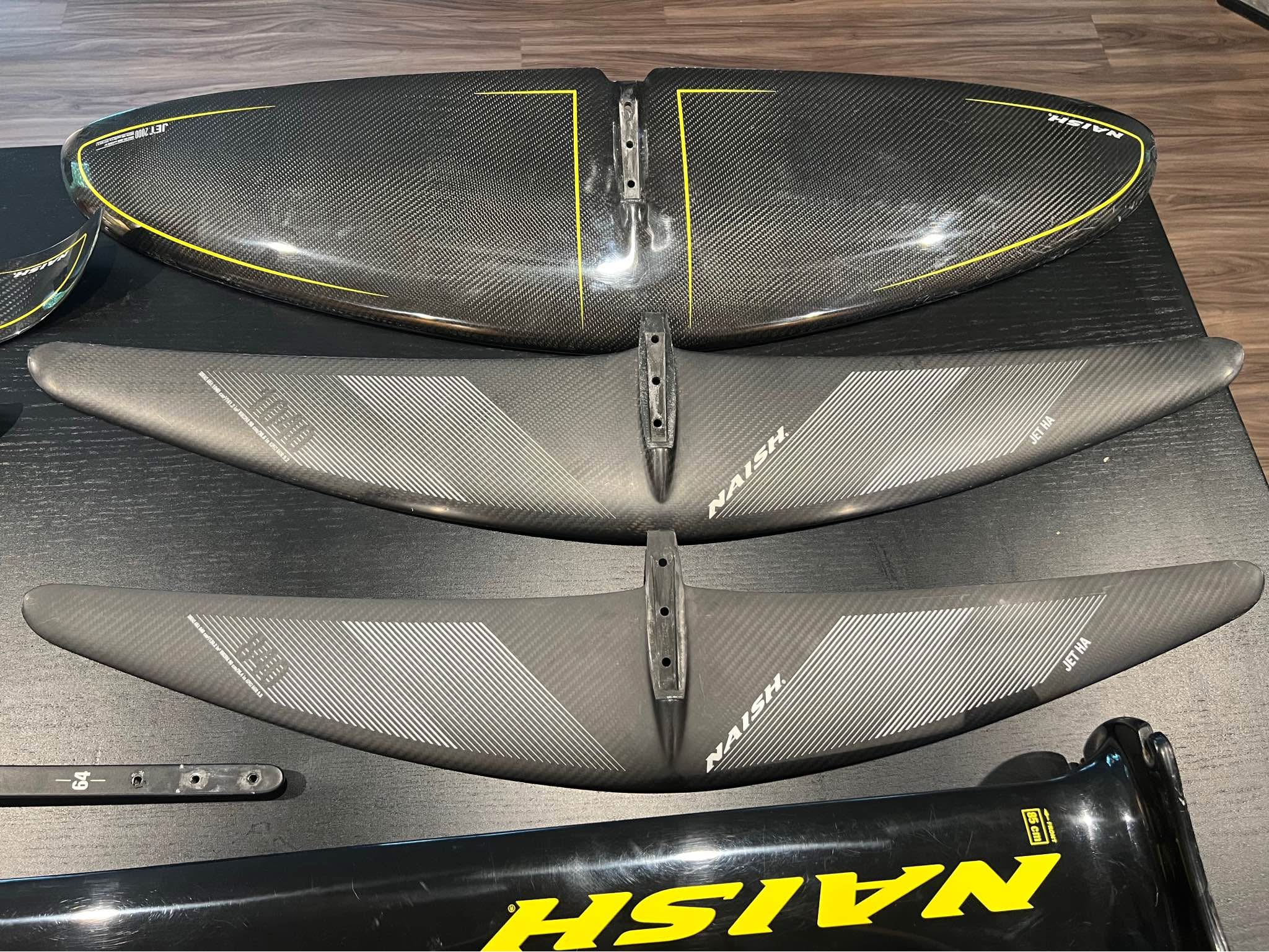 Selling my Naish foil set: -85cm mast $150 -64/60cm fuselage sold 