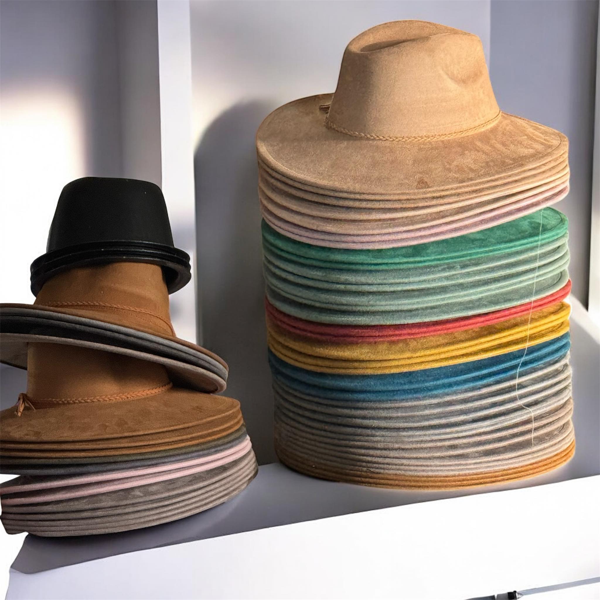Ships from AZ 8 cowboy hats two different styles. 3 of the bent up 