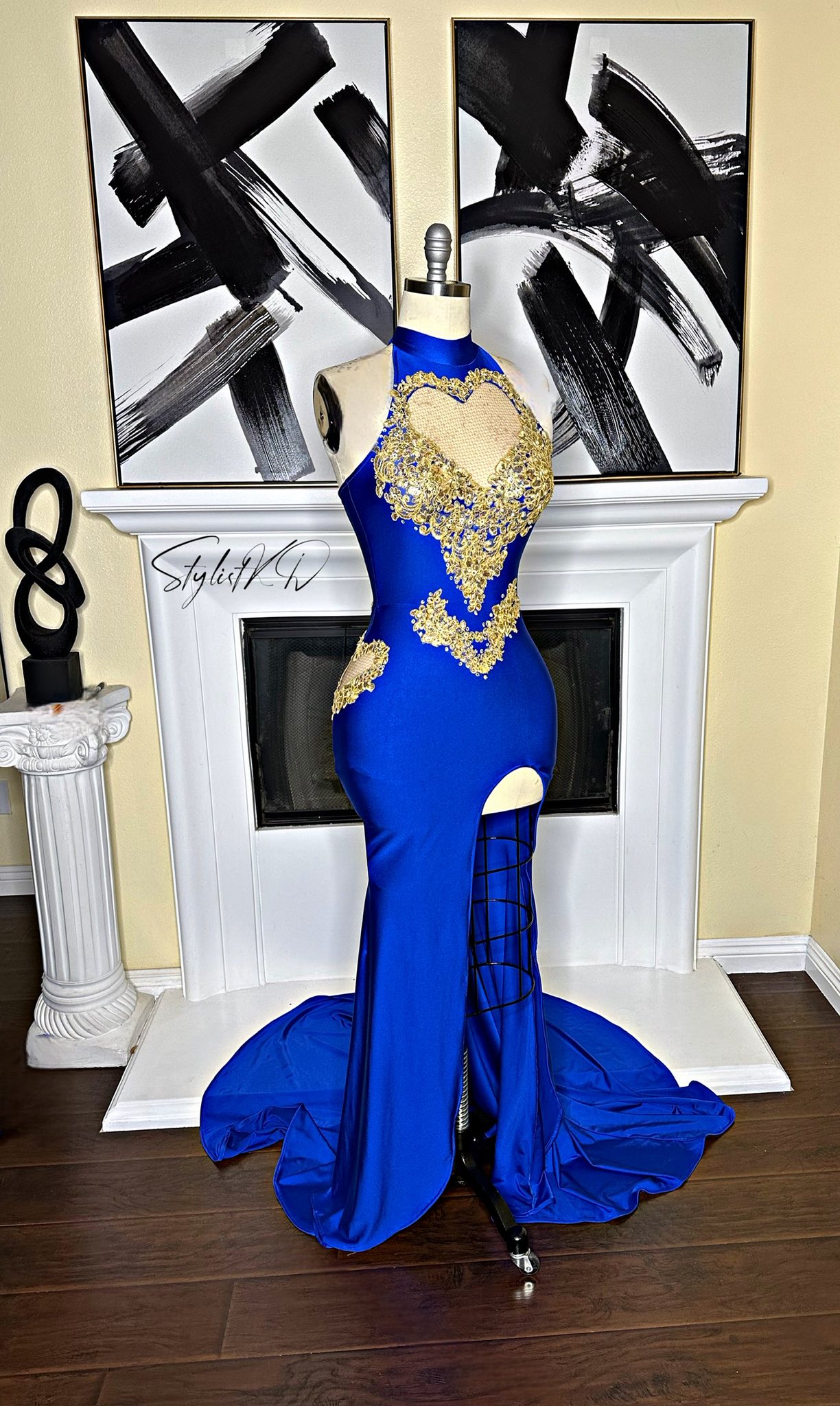 royal blue and gold prom dresses 2020 Black dark needed for graduation royal blue and gold formal dress