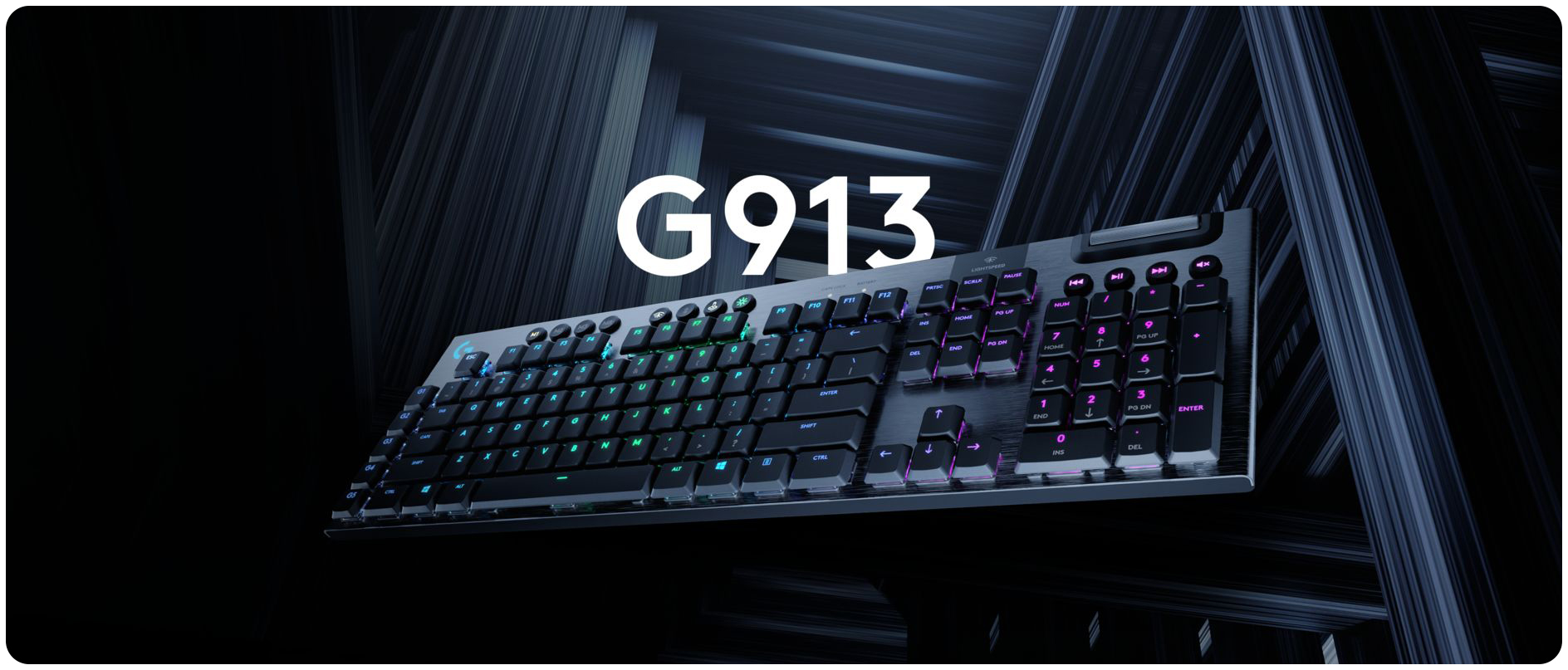 Logitech G913 LIGHTSPEED Wireless RGB Mechanical Gaming Keyboard 