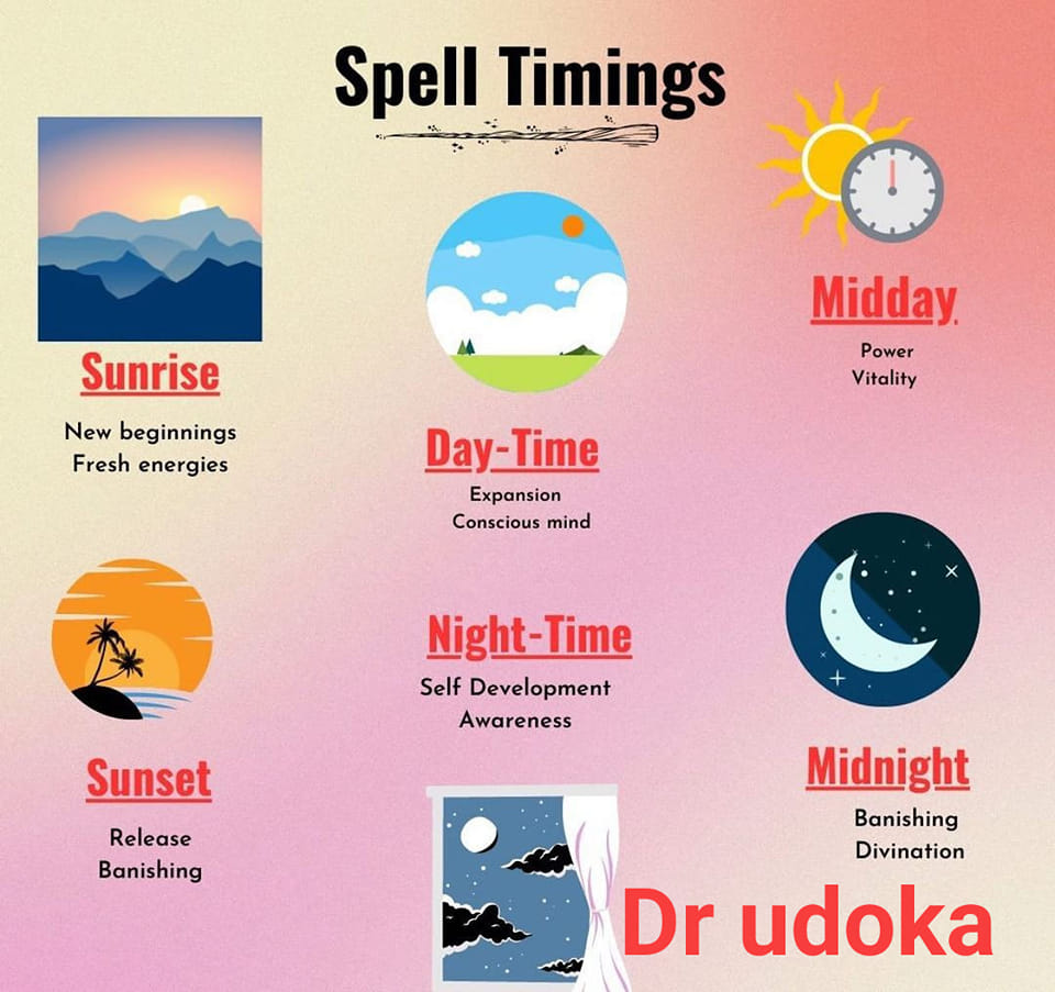 🔮 Spell timings 🔮 Are you ready... - Dr udoka spell caster | Facebook