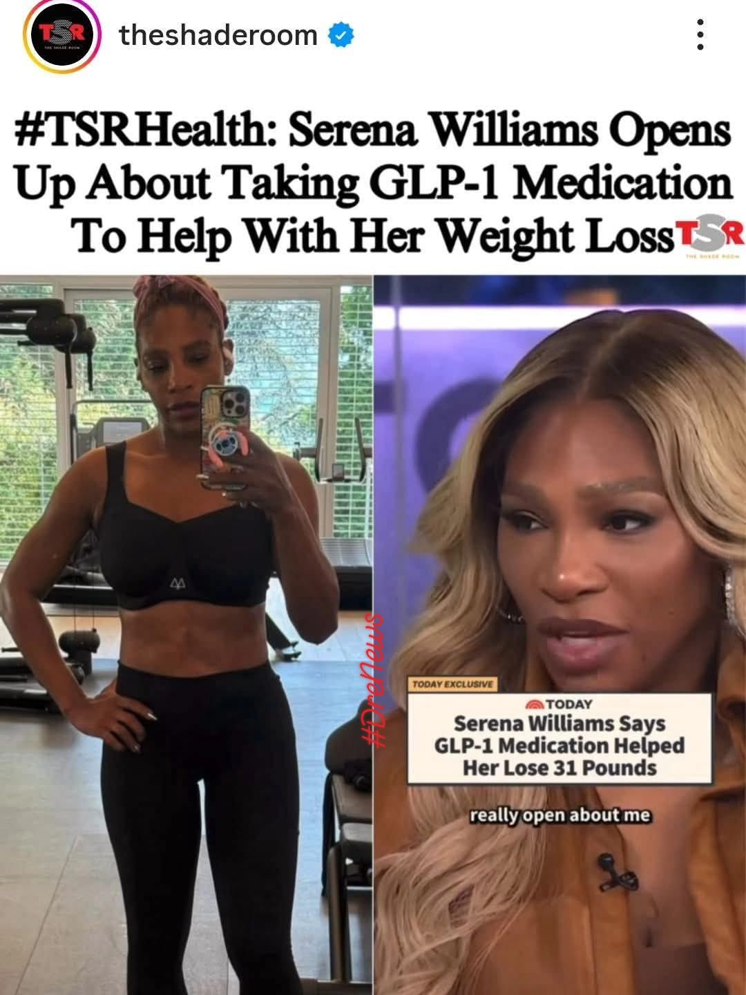 what glp 1 did serena williams use and the coming reckoning with GLP-1s and performance enhancement Serena Williams' Weight Loss and