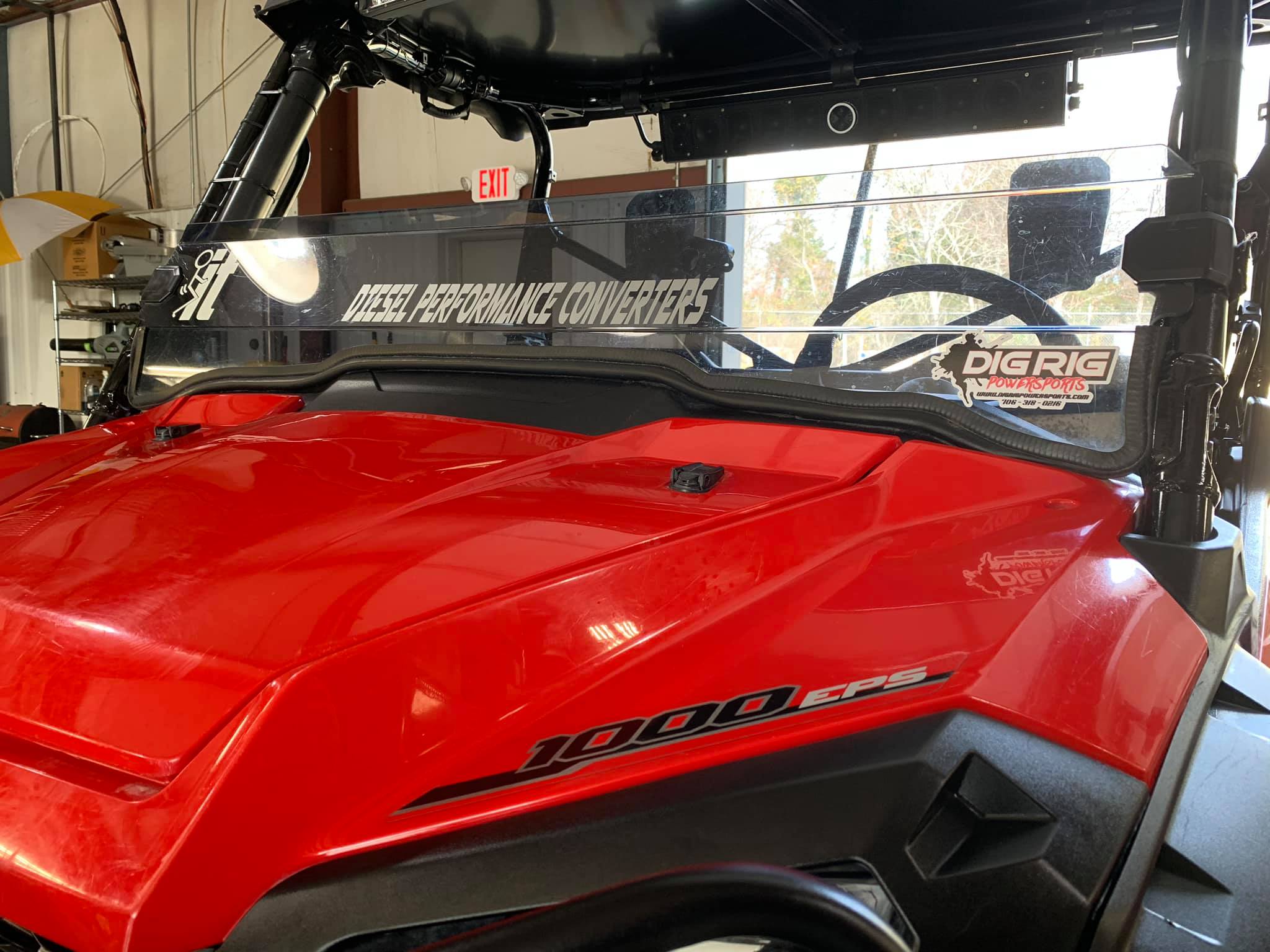 Honda Pioneer with a Slasher front... - Dig Rig Powersports