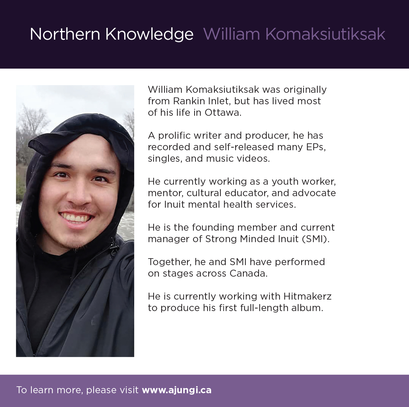 NUPOP - Northern Knowledge is 1 of the 19 Nunavut artists on the new ...