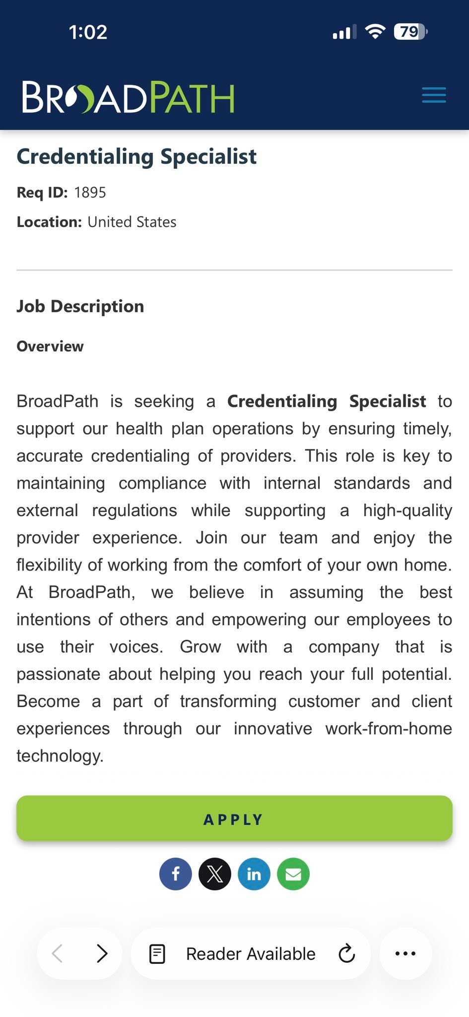 WFH LEGIT JOBS 👩🏾‍💻💞 | BroadPath: Credentialing Specialist | Facebook