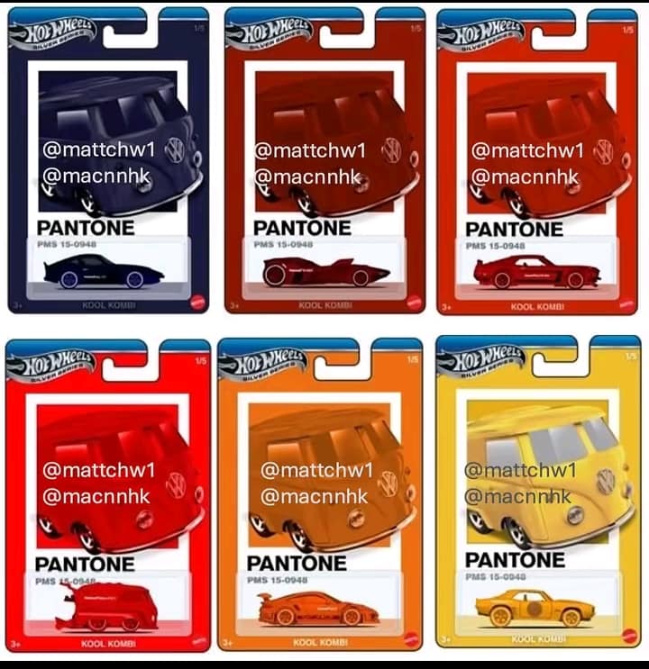 Hot Wheels Silver Series 2026 - Kool Kombi Pantone 1:64 Pressofuso (JKY49)