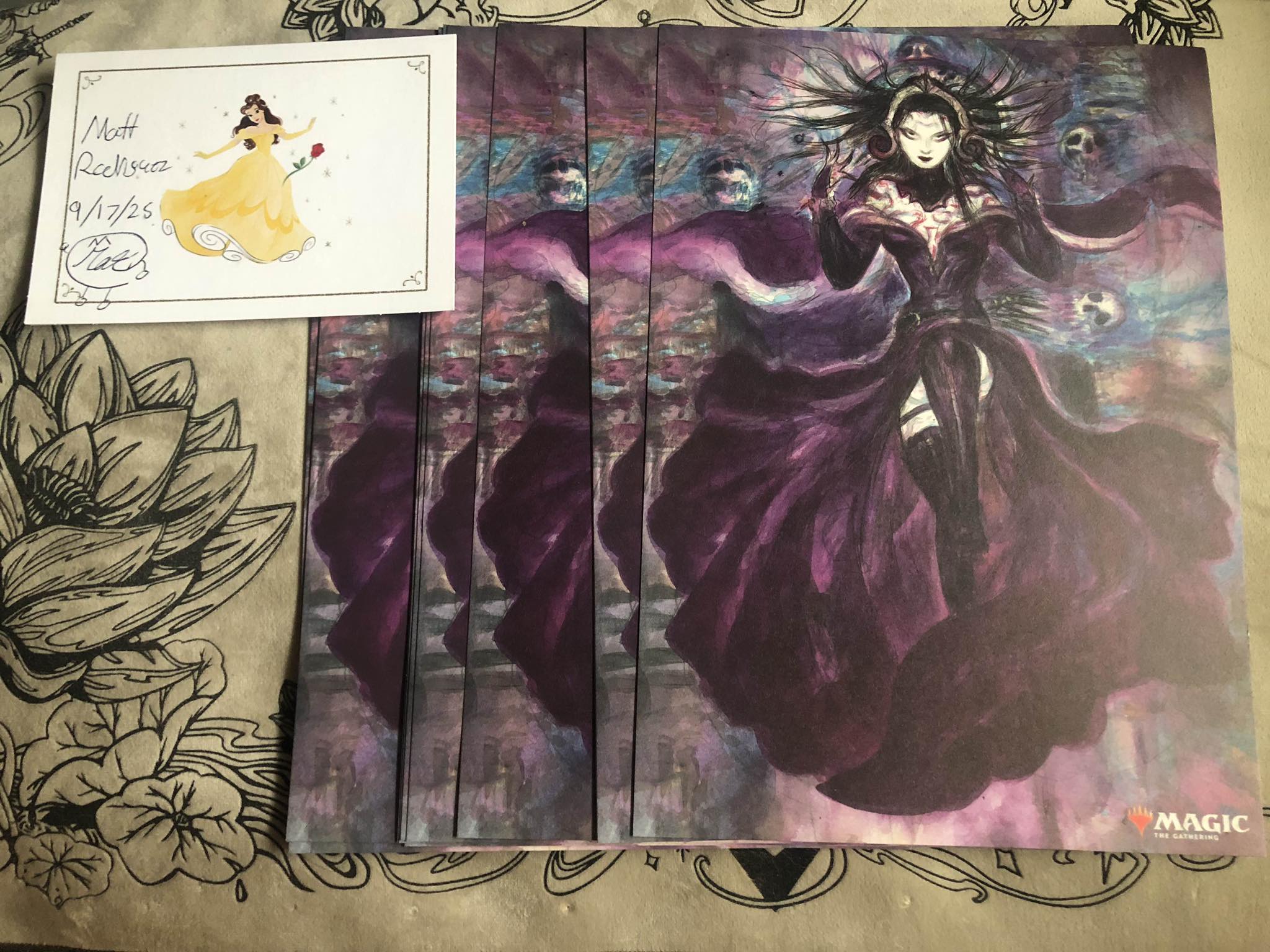 Card Kingdom's London Mythic Championship Liliana playmat for sale
