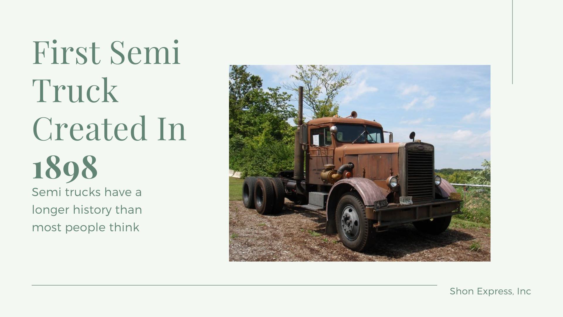 Shon Express, Inc | Davenport IA