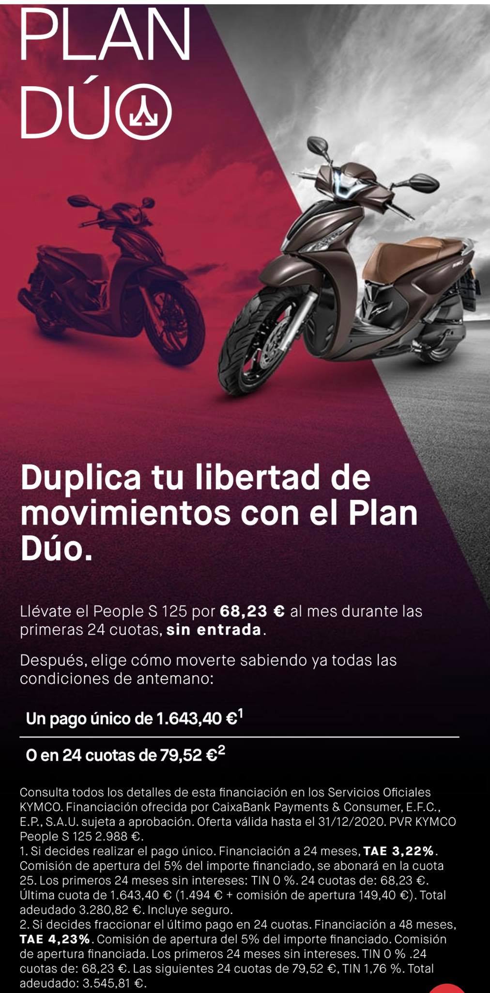 Manell Motor - ¿Conoces el #PlanDuo de KYMCO?🤔 Te lo explicamos de una ...
