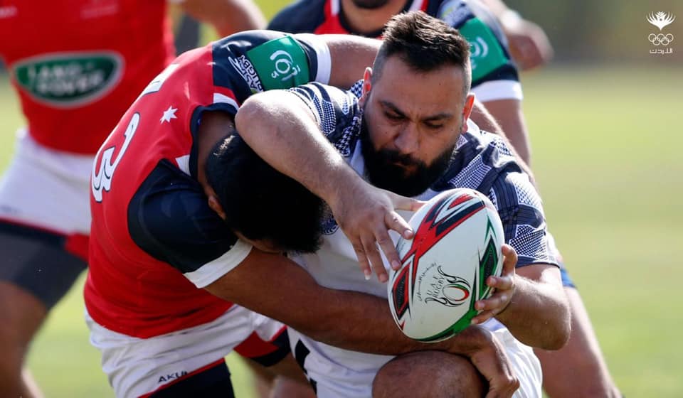 A perfect shot for our forward... - Palestine Rugby Committee