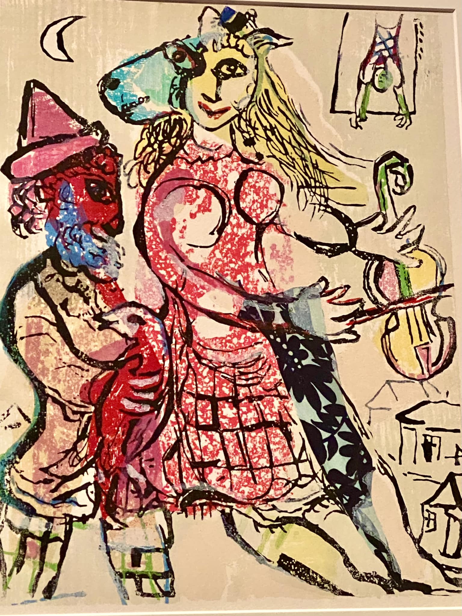 The circus was a metaphor for the life Chagall wanted to lead.