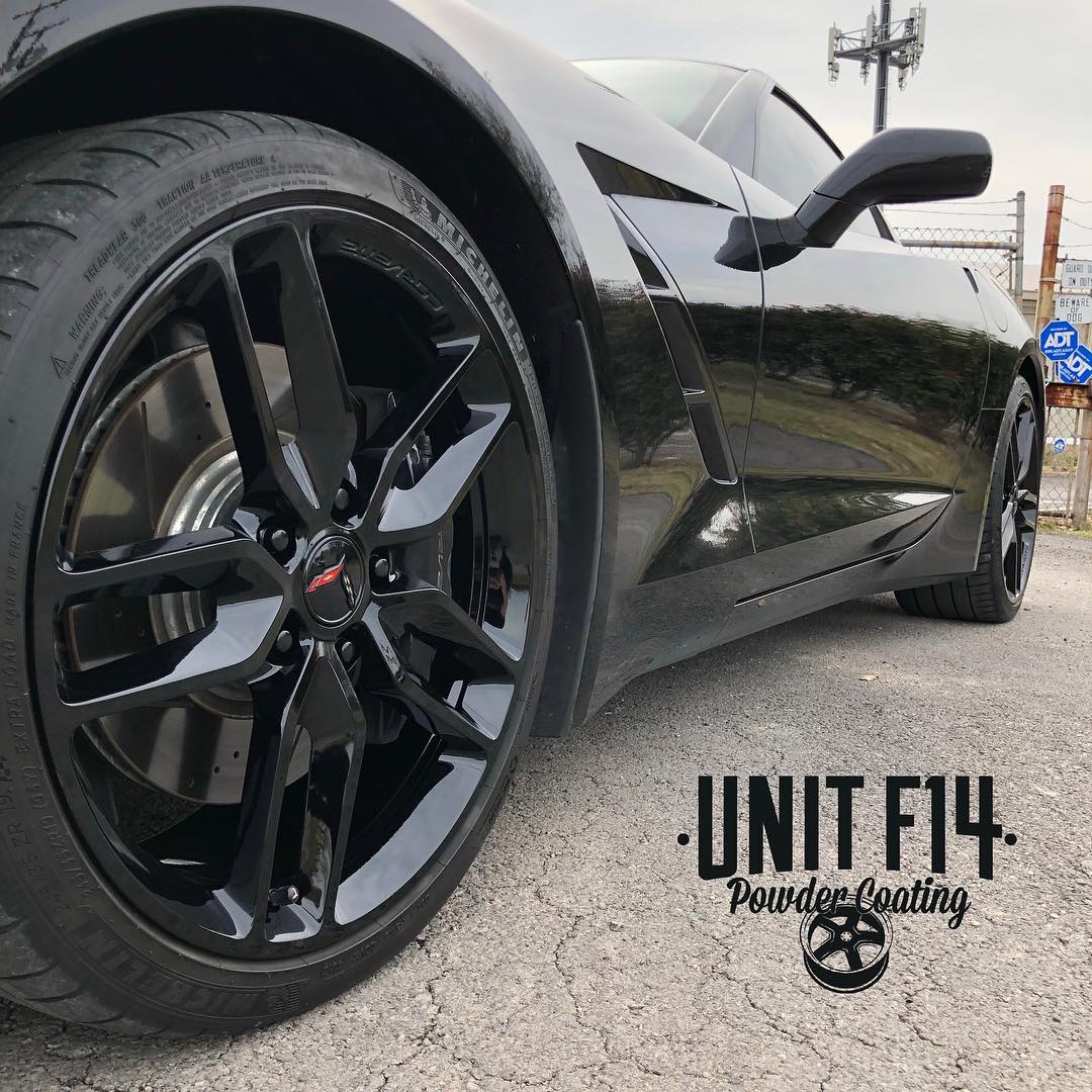 Corvette wheels refinished in... - Unit F14 Powder Coating | Facebook