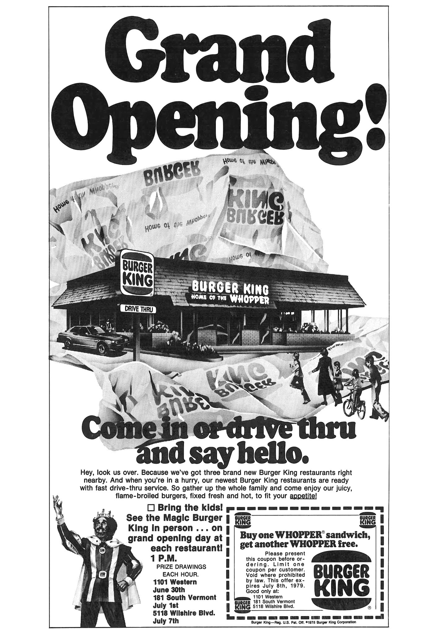 Burger King. Dinkytown, Minneapolis. 1970s.