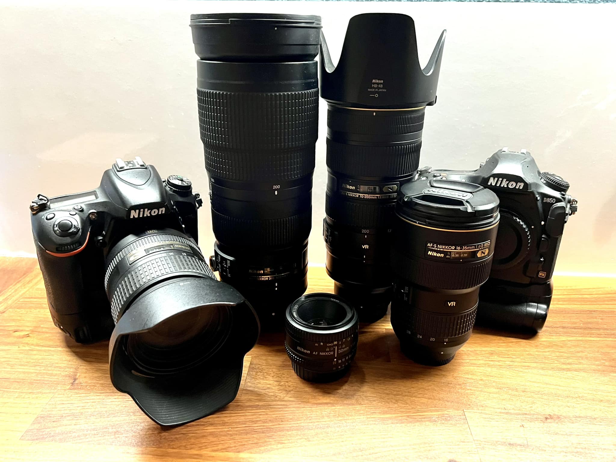 Camera to camera Nikon D750, 24-85 mm