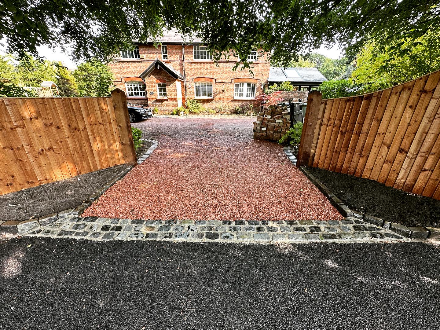Bennett Builds - 🟧 New driveway entrance created at a...