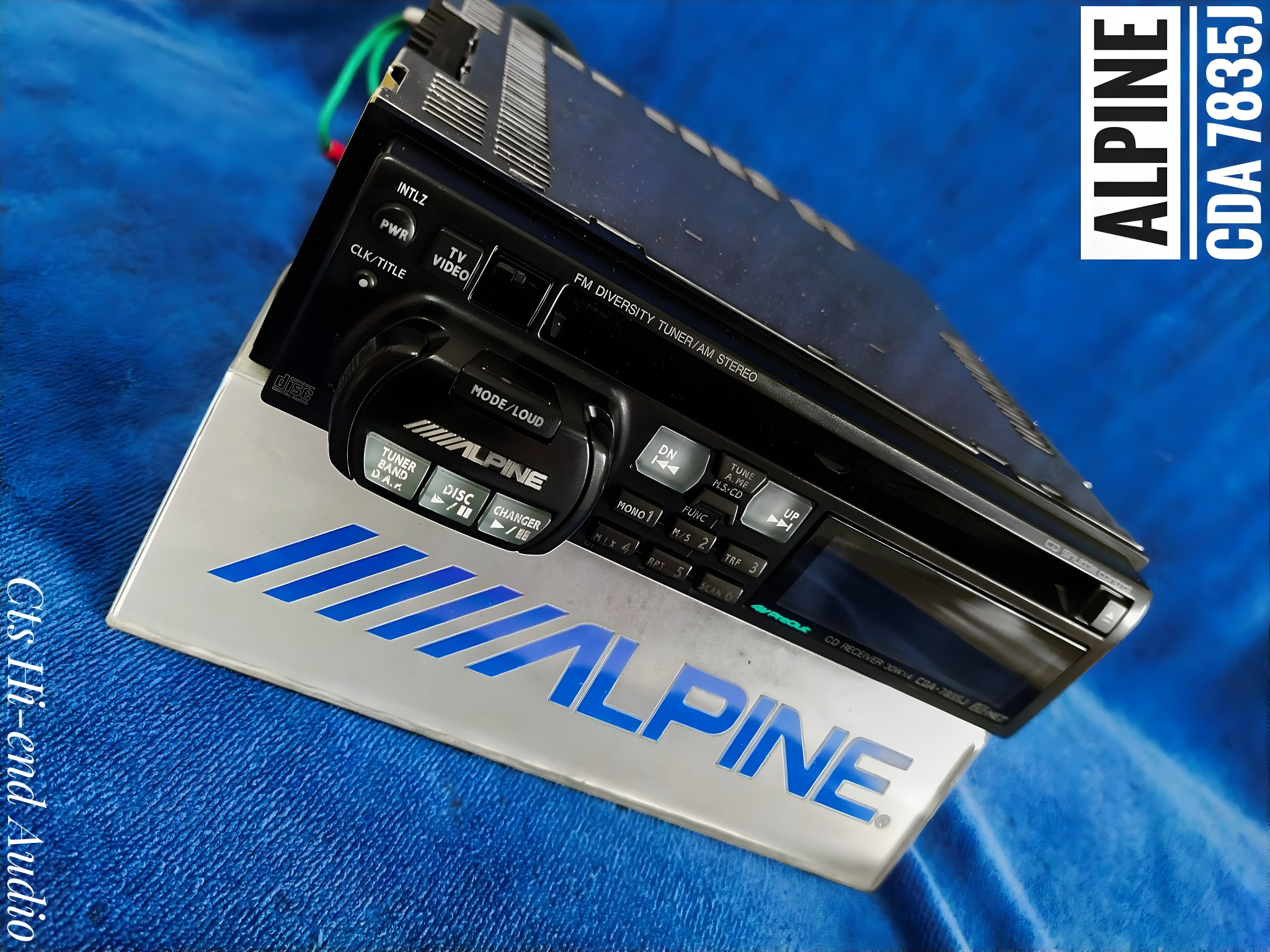 🎶ALPINE CDA 7835J The best CD Audio player