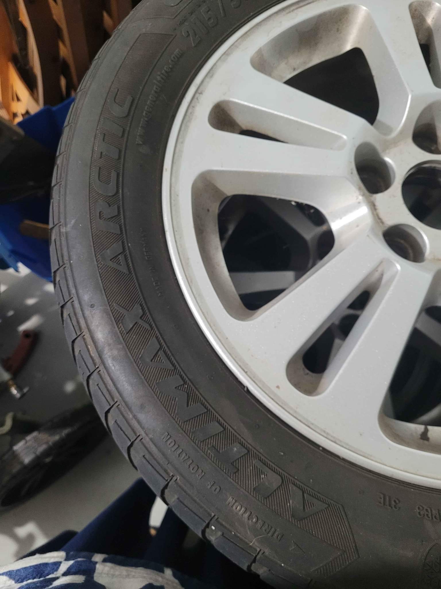 Set of 4 Snow Tires Size 215/55 R16 930 Car Wheels, Tires & Parts Bristol, Connecticut