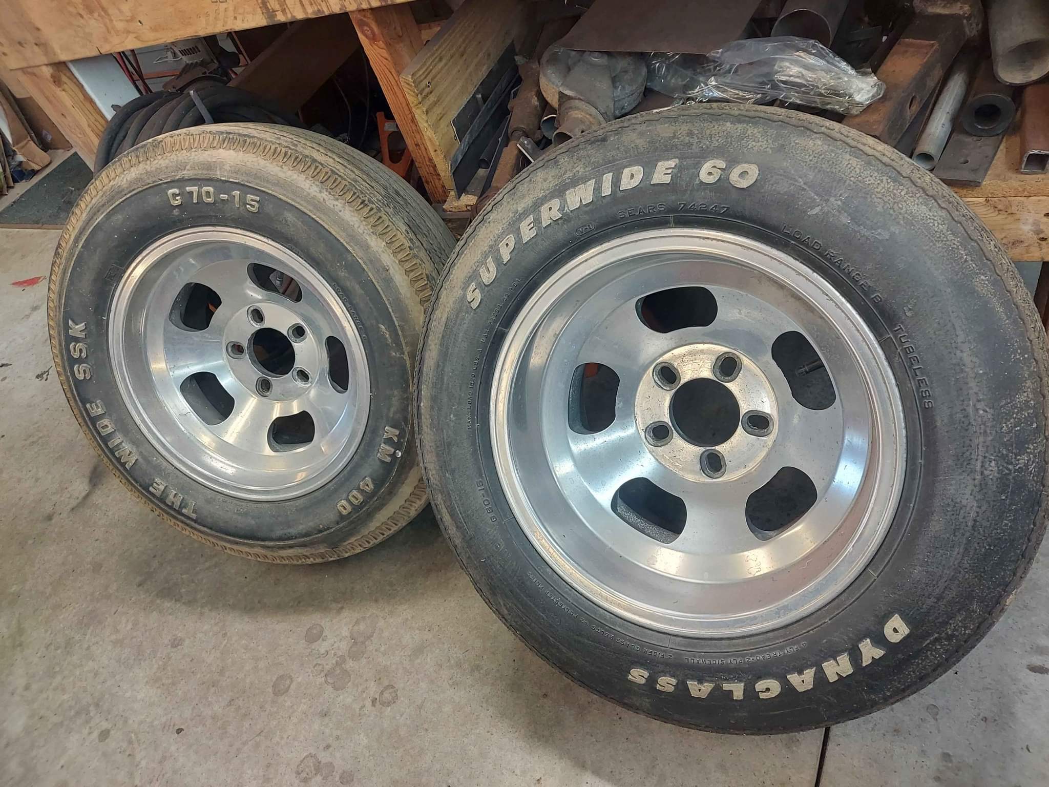 Vintage Aluminum Slot Wheels - Car Wheels, Tires & Parts - Agency ...