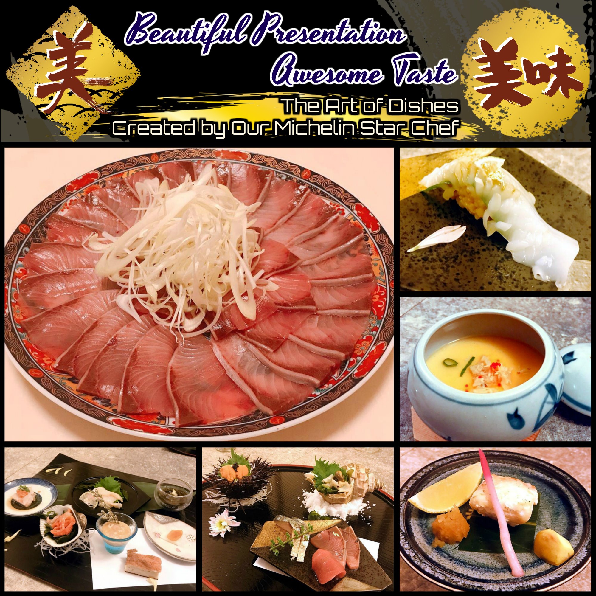 Signature Dishes of Hiroshi Yamaguchi Grand Chef of Restaurant “H 